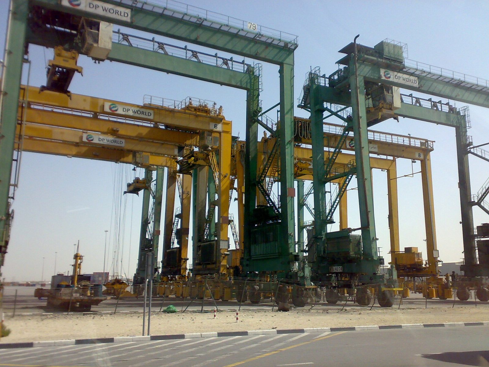 Fleet depot aerial at Jebel Ali Free Zone